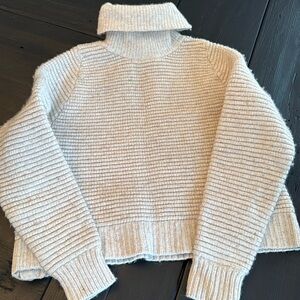 Madewell side button turtleneck sweater